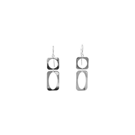 Boucles d'oreilles Isabelle Barrier en or blanc